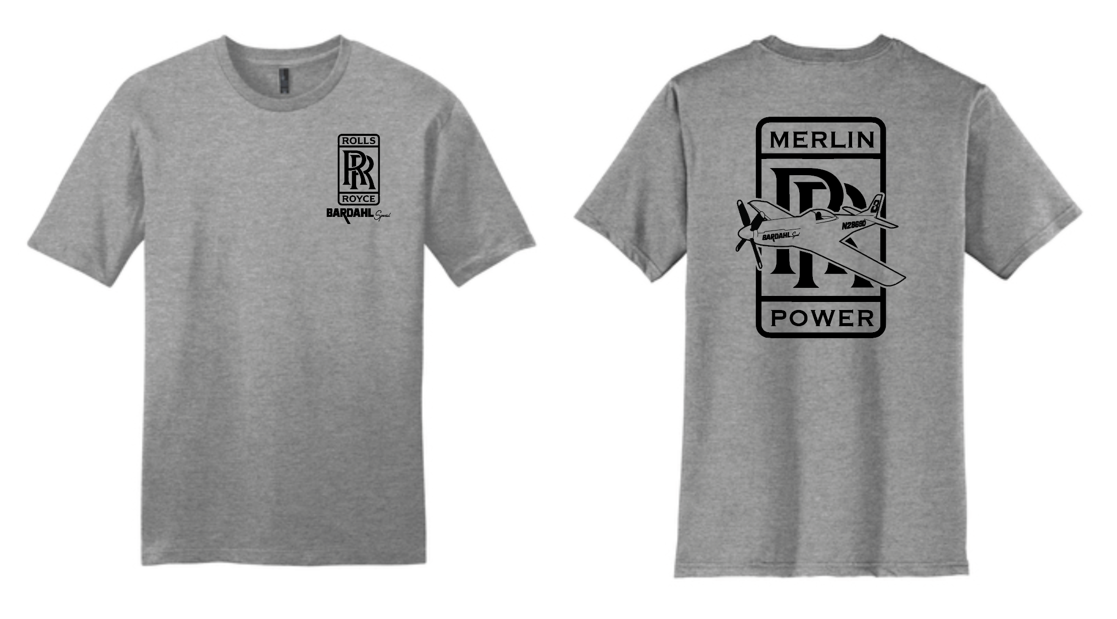 T-shirt Homme Rolls Royce Aerospace - Logo Moteur D'avion, 100% Coton, Coupe Classique, Col Ras Du Cou